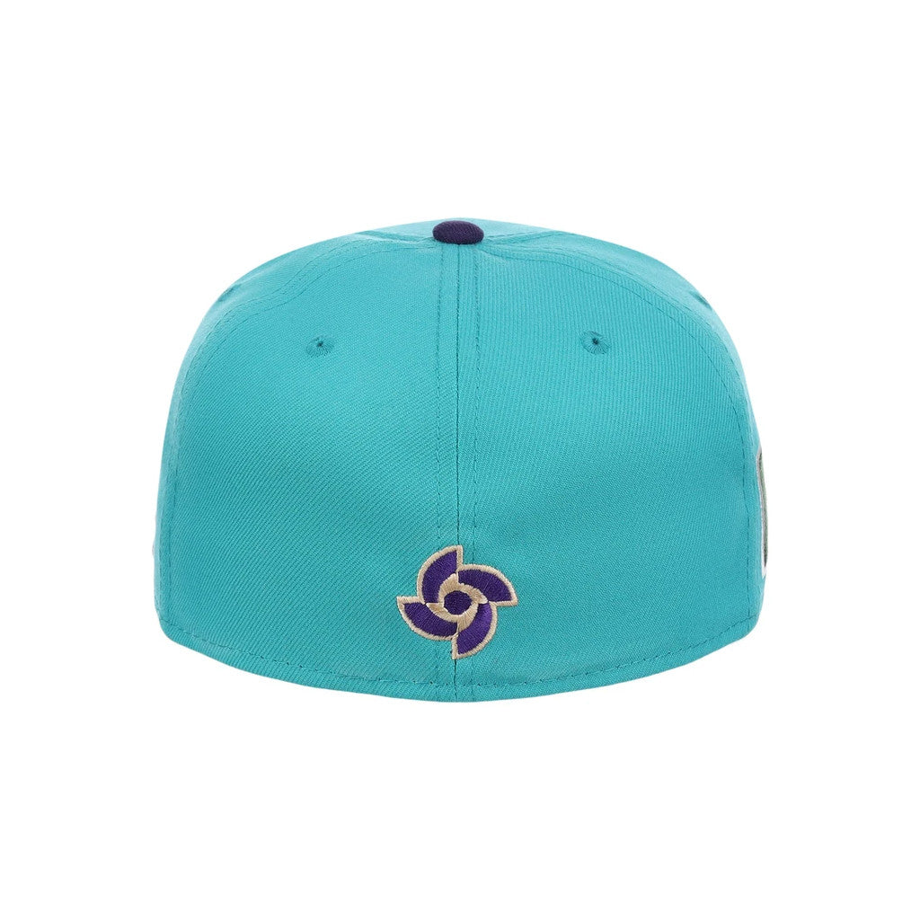 Lids Hat Drop United By Baseball Merch Mexico United by Baseball Snapback Hat Teal Purple - Merchluma