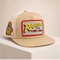 Indiana Jones Merch Raiders Of The Lost Ark 45th Anniversary 2026 Trucker Snapback Hat Embroidered - Merchluma