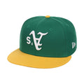 Lids Hat Drop Flipmode 2 0 Merch Oakland Athletics Snapback Hat Green Yellow Embroidered Cap - Merchluma