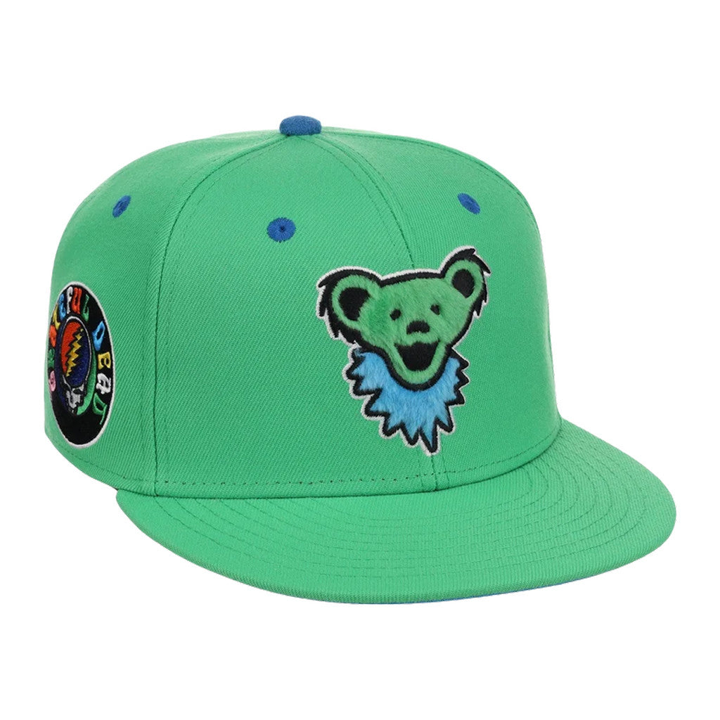Lids Hat Drop Grateful Dead Collection Merch 2026 Green Bear Snapback Hat Embroidered Son Gifts - Merchluma