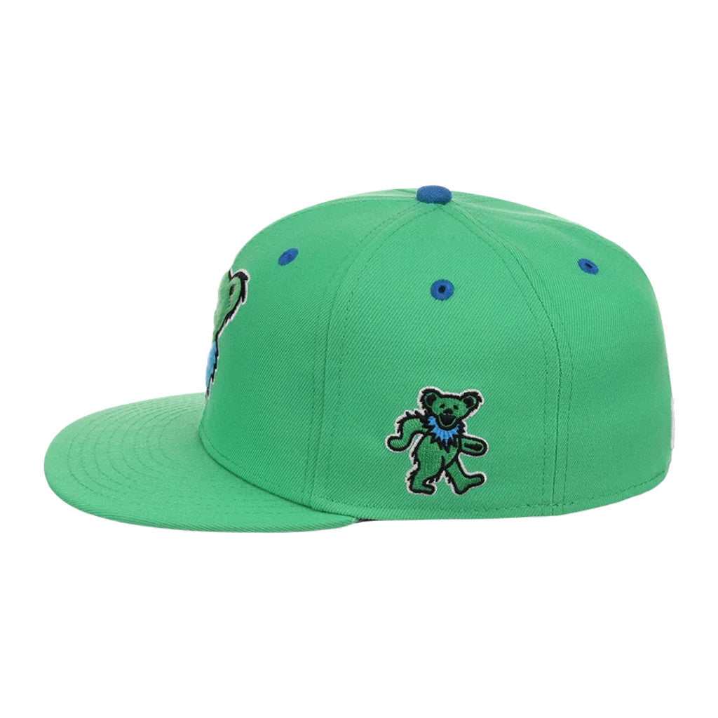 Lids Hat Drop Grateful Dead Collection Merch 2026 Green Bear Snapback Hat Embroidered Son Gifts - Merchluma