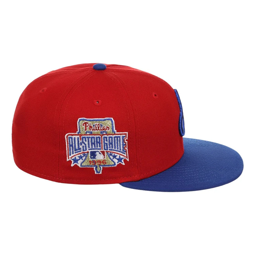 Lids Hat Drop Flipmode 2 0 Merch Philadelphia Phillies Snapback Hat Red Royal Embroidered Cap - Merchluma