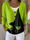 Women's Halloween Cardigan Halloween Themed Apparel Unique Halloween Gifts Her - Merchluma