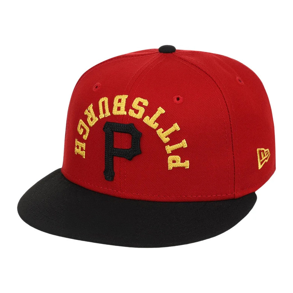 Lids Hat Drop Flipmode 2 0 Merch Pittsburgh Pirates Snapback Hat Red Black Embroidered - Merchluma