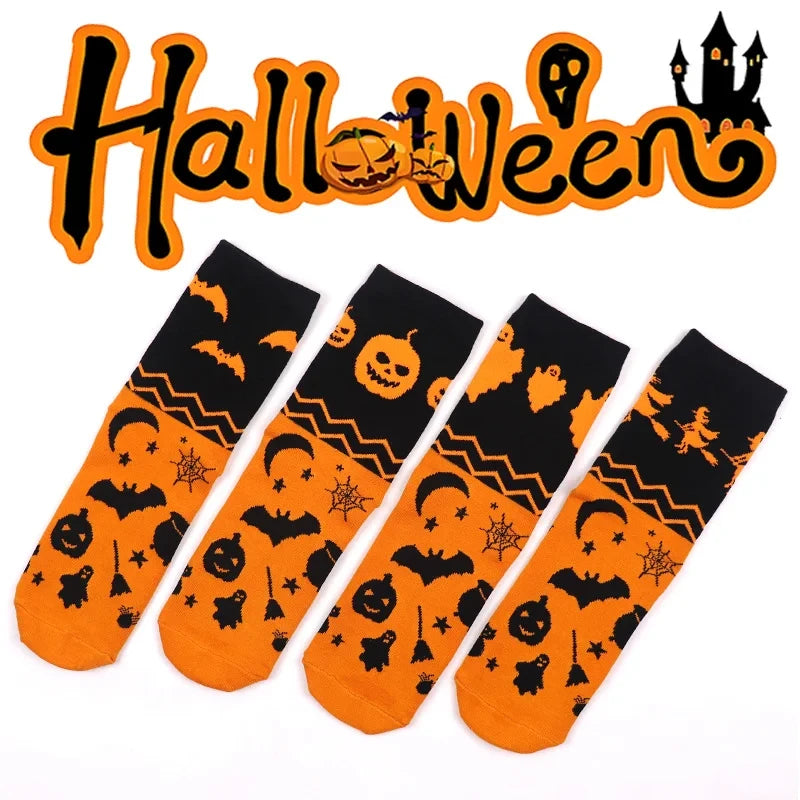 Halloween Funny Socks Halloween Themed Merch Men's Birthday Gift Ideas - Merchluma