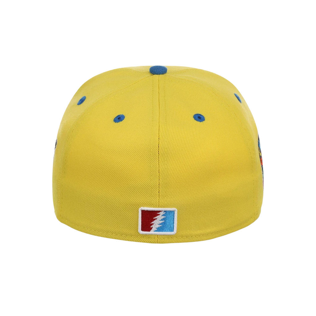 Lids Hat Drop Grateful Dead Collection Merch 2026 Yellow Bear Snapback Hat Embroidered Gifts - Merchluma
