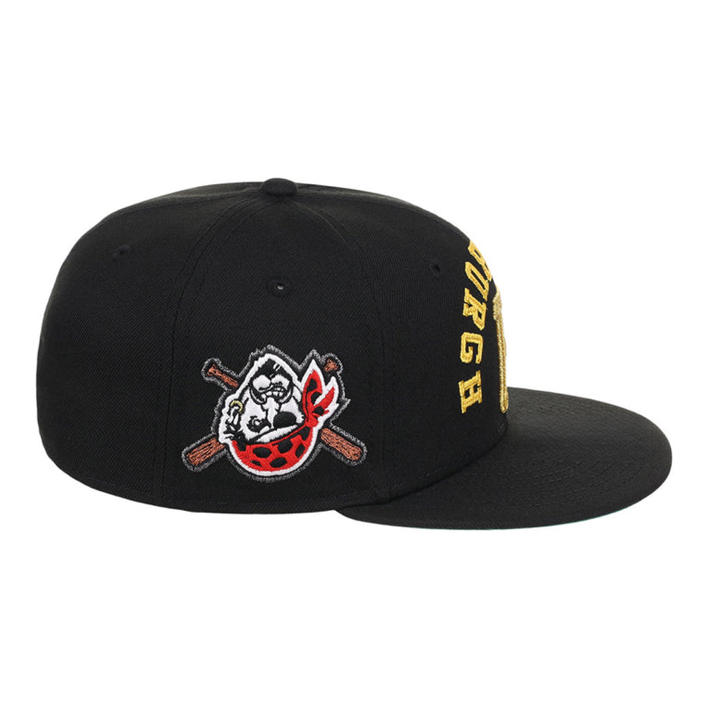 Lids Hat Drop Flipmode 2 0 Merch Pittsburgh Pirates Snapback Hat Black Embroidered Him Gift - Merchluma