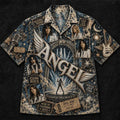Angel Band Heaven Sound Unisex Hawaiian Shirt Angel Merch Gifts For Music Lovers - Merchluma