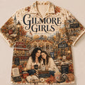 Gilmore Girls Stars Hollow Hawaiian Shirt Gilmore Girls Merch Where You Lead I Will Follow Shirt - Merchluma