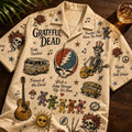 Grateful Dead Dancing Bears Vintage Hawaiian Shirt Grateful Dead Merch Gifts For Brother - Merchluma
