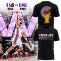 Criollos Caguas Semifinals Championship Trophy And Team Logo Black Shirt Criollos Caguas Merch - Merchluma