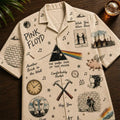 Pink Floyd Albums Vintage Hawaiian Shirt Pink Floyd Merch Best Gifts For Rock Fans - Merchluma
