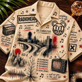 Radiohead OK Computer Vintage Hawaiian Shirt Radiohead Merch Gifts For Rock Fans - Merchluma
