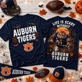 Auburn Tigers 2026 Halloween T-Shirt Auburn Tigers Merch Halloween Gift For Football Lovers - Merchluma