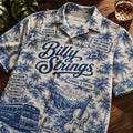 Billy Strings Tropical Blue Hawaiian Shirt Billy Strings Merch Gift Ideas For Music Lovers - Merchluma