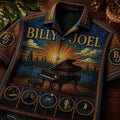 Billy Joel Stained Glass Hawaiian Shirt Billy Joel Merch Best Gifts For Music Lovers - Merchluma