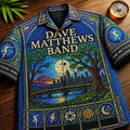 Dave Matthews Band Stained Glass Hawaiian Shirt Dave Matthews Merch Gifts For Brother - Merchluma