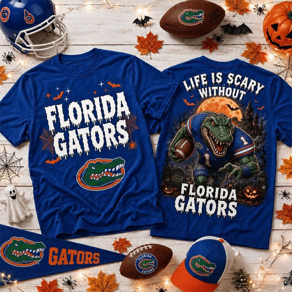 Florida Gators 2026 Halloween T-Shirt Florida Gators Merch Football Fan Shirt Halloween Gifts - Merchluma