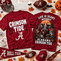 Alabama Crimson Tide 2026 Halloween T-Shirt Alabama Crimson Tide Merch Gift For Football Fans - Merchluma