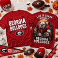Georgia Bulldogs 2026 Halloween T-Shirt Georgia Bulldogs Merch Spooky Gift For Football Lovers - Merchluma