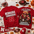 Nebraska Cornhuskers 2026 Halloween T-Shirt Nebraska Cornhuskers Merch Gift For FootbalL Fans - Merchluma