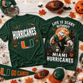 Miami Hurricanes 2026 Halloween T-Shirt Miami Hurricanes Merch Spooky Shirt Gift For Fans - Merchluma