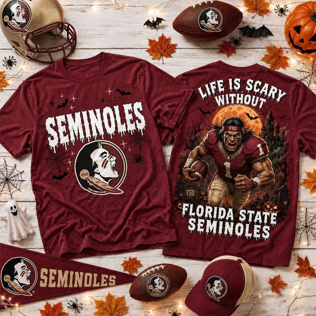 Florida State Seminoles 2026 Halloween T-Shirt Seminoles Merch Present For Halloween - Merchluma