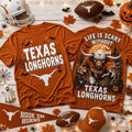 Texas Longhorns 2026 Halloween T-Shirt Texas Longhorns Merch Football Fan Gifts For Halloween - Merchluma