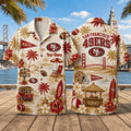 Personalized San Francisco 49ers Summer Hawaiian Shirt 49ers Merch Presents For Football Lovers - Merchluma