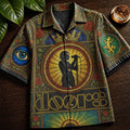 The Doors Jim Morrison Silhouette Hawaiian Shirt The Doors Merch Gifts For Music Lovers - Merchluma