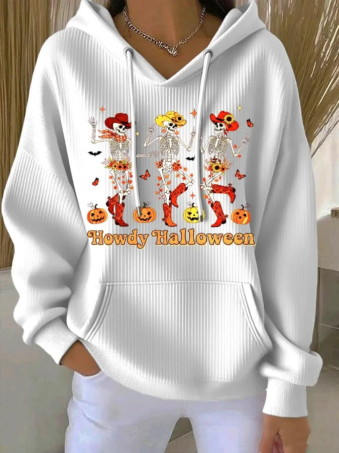 Halloween Color Women's Hoodie Halloween Graphic Clothing Gift Ideas For Her - Merchluma