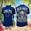 Indianapolis Football Skull Dead And Cold T-Shirt Indianapolis Colts Merch Best Gift For Him - Merchluma