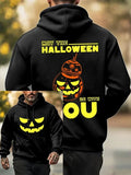 May The Halloween Be With You Pumpkin Hoodie Halloween Merch Gift For Movie Lovers - Merchluma