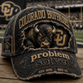 Colorado Buffaloes Merch 2026 Problem Solved Distressed Hat Present For Football Lovers - Merchluma