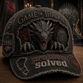 Game Of Thrones Merch 2026 Problem Solved Distressed Hat Best Gifts For Movie Lovers - Merchluma
