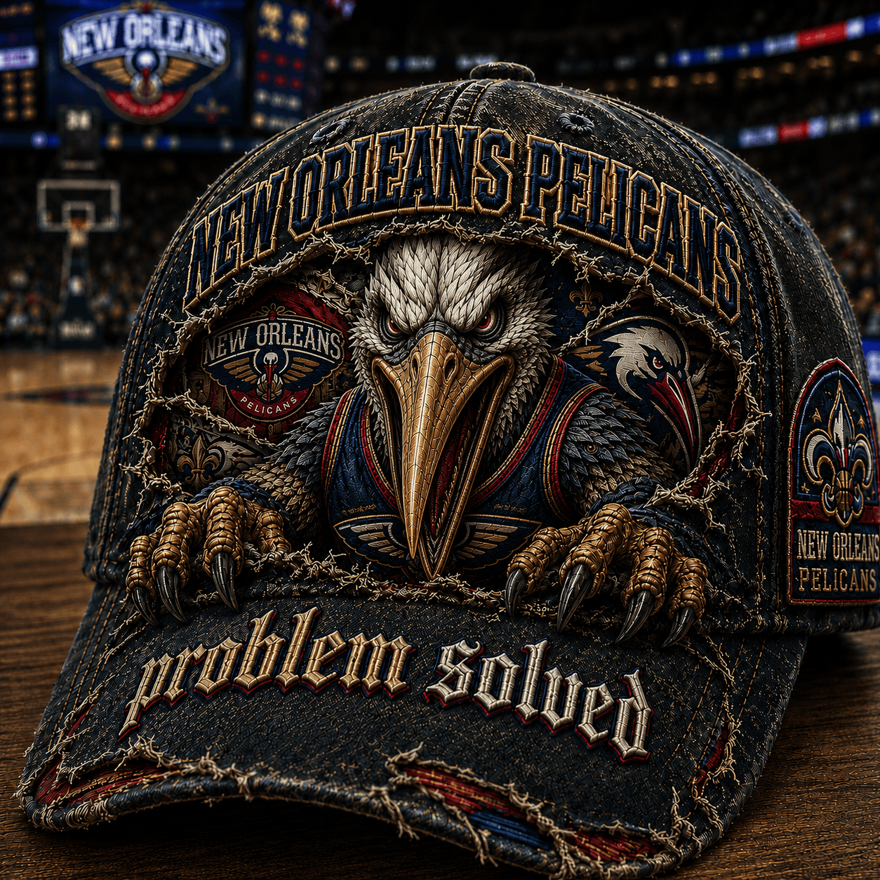 New Orleans Pelicans 2026 Problem Solved Hat NO Pelicans Merch Gift For Basketball Enthusiast - Merchluma