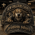 New Orleans Saints 2026 Problem Solved Hat NO Saints Merch Gift Ideas For Football Lovers - Merchluma