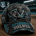 Port Adelaide Power Merch 2026 Problem Solved Hat Port Adelaide FC Merchandise Game Day Gifts - Merchluma