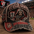 St Kilda Saints Merch 2026 Problem Solved Hat AFL Merch Present For Football Fans - Merchluma