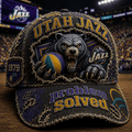 Utah Jazz Merch 2026 Problem Solved Hat Game Day Hat Best Gift For Basketball Fans - Merchluma