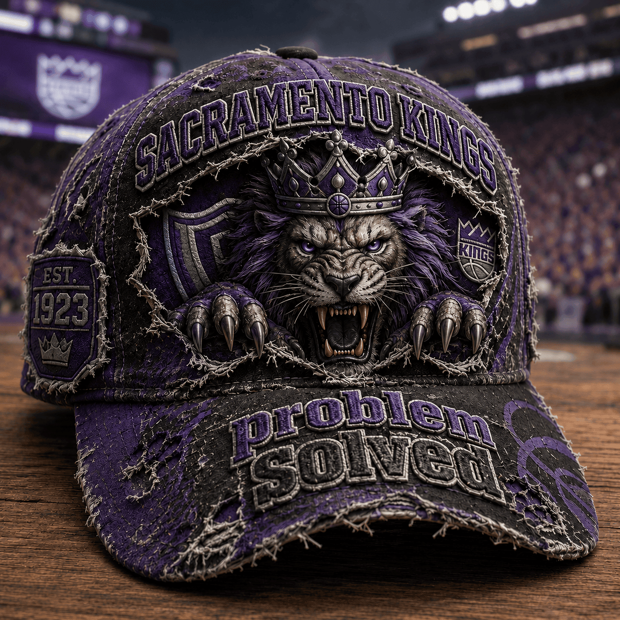 Sacramento Kings Merch 2026 Problem Solved Hat Game Day Gear Gift For Basketball Lovers - Merchluma