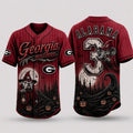 Custom Georgia Bulldogs 2026 Spooky Mascot Halloween Baseball Jersey Georgia Bulldogs Merch - Merchluma