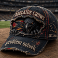 Adelaide Crows Merch 2026 Problem Solved Distressed Hat Adelaide FC Hat Gift For Fans - Merchluma