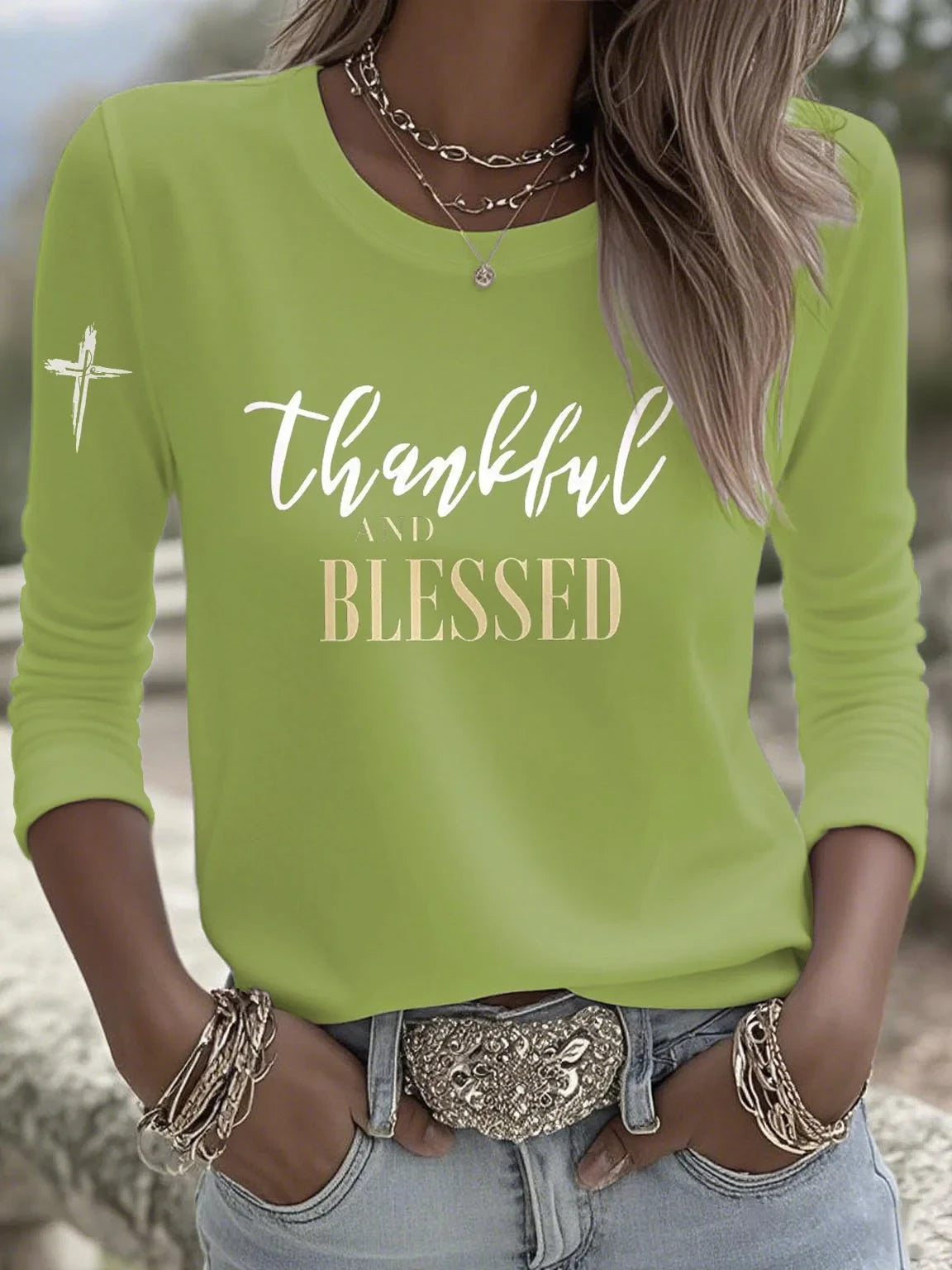 Women's Autumn Thanksgiving Long Sleeve Shirt Thanksgiving Merch Cute Autumn Season Gift - Merchluma