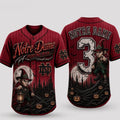 Custom Notre Dame Fighting Irish 2026 Spooky Mascot Halloween Baseball Jersey Fan Merch - Merchluma