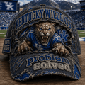 Kentucky Wildcats Merch 2026 Problem Solved Distressed Hat Game Day Hat Gift For Sports Lovers - Merchluma