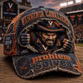 Virginia Cavaliers Merch 2026 Problem Solved Vintage Hat Football Fan Gear Gift For Game Day - Merchluma