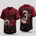 Personalized Auburn Tigers 2026 Spooky Mascot Halloween Baseball Jersey Auburn Tigers Merch - Merchluma