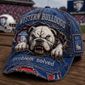 Western Bulldogs Merch 2026 Problem Solved Vintage Hat Football Fan Gifts For Game Day - Merchluma