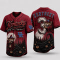 Personalized Kentucky Wildcats 2026 Spooky Mascot Halloween Baseball Jersey Wildcats Merch - Merchluma
